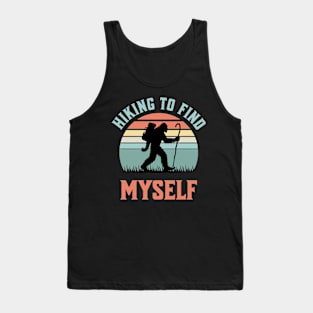 Bigfoot hiking introspection Tank Top